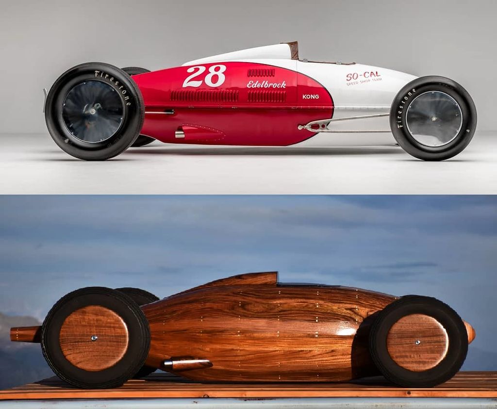 Race Cars Made From Wood