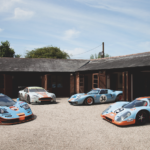 Icons In Light Blue And Orange At Retro Classics Stuttgart