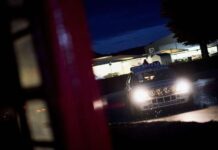 WRC Cars Blasting Round Goodwood At Night