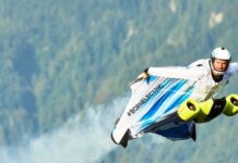 Electrified Wingsuit Built By BMW