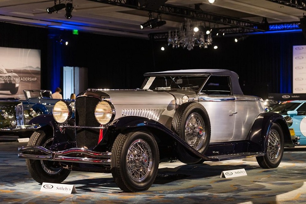 1929 Duesenberg Model J 'Disappearing Top' Torpedo Convertible Coupe