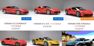 Ferrari 1:12 Scale Collection By Amalgam