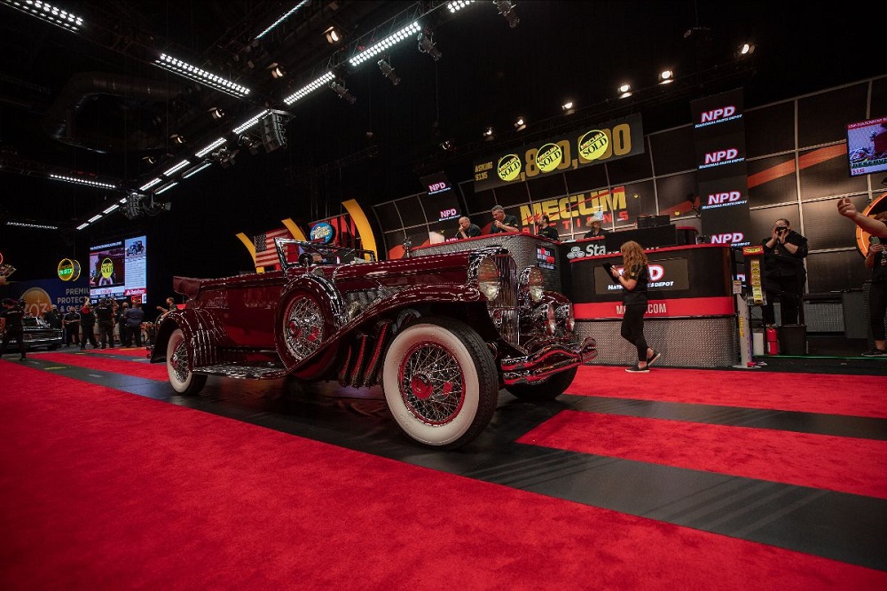  1930 Duesenberg Model SJ Rollston Convertible Victoria at Mecum Indy