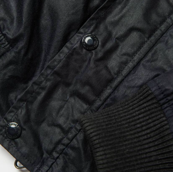 The Bomber Jacket In Waxed Navy By Taylor Stitch - collectorscarworld
