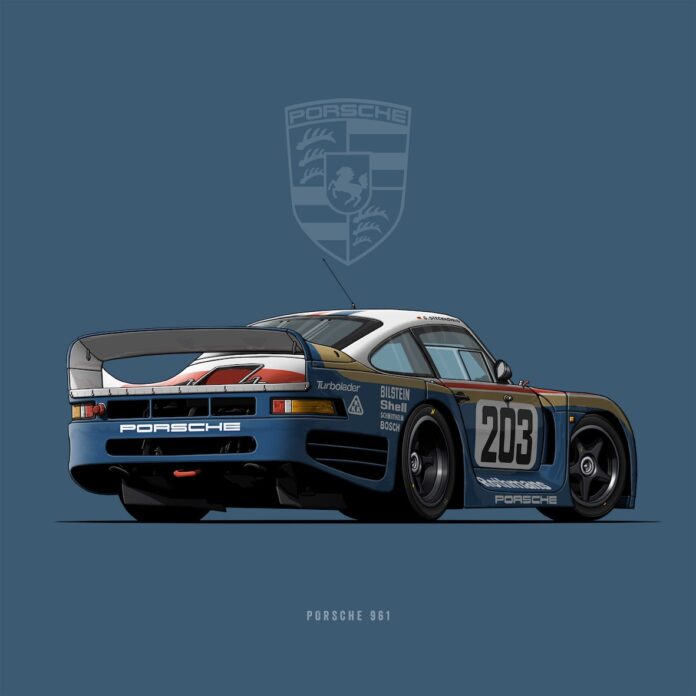 Porsche 961 By Helge Jepsen - collectorscarworld