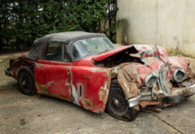 Smashed Jag Fetches £90,000 At Bonhams MPH