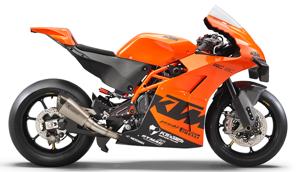 Side View KTM RC 8C