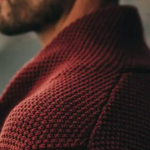 The Crawford Sweater in Burgundy By Taylor Stitch