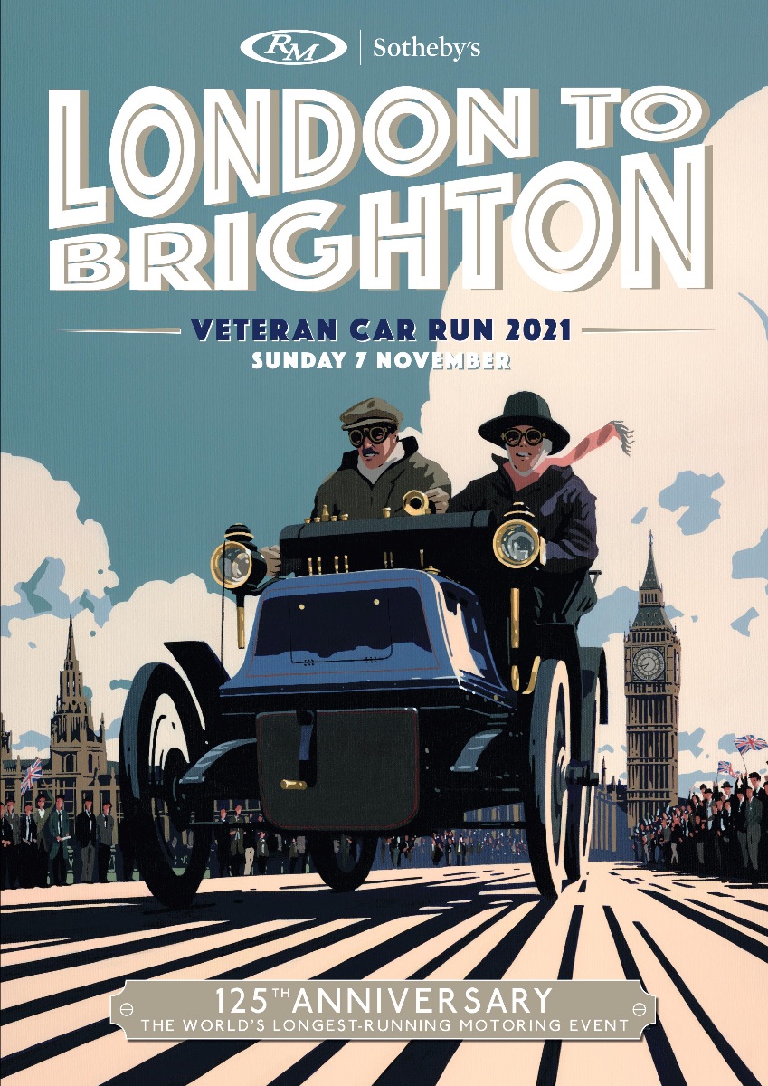 125th London To Brighton Veteran Car Run Collage