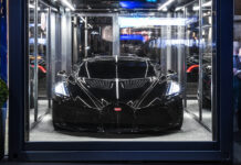 Bugatti and Champagne Carbon Reveal ‘La Bouteille Noire’