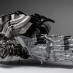 Bugatti Chiron Engine And Gearbox By Amalgam Collection