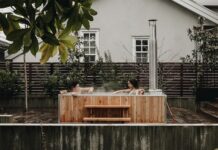 Wood Burning Hot Tub