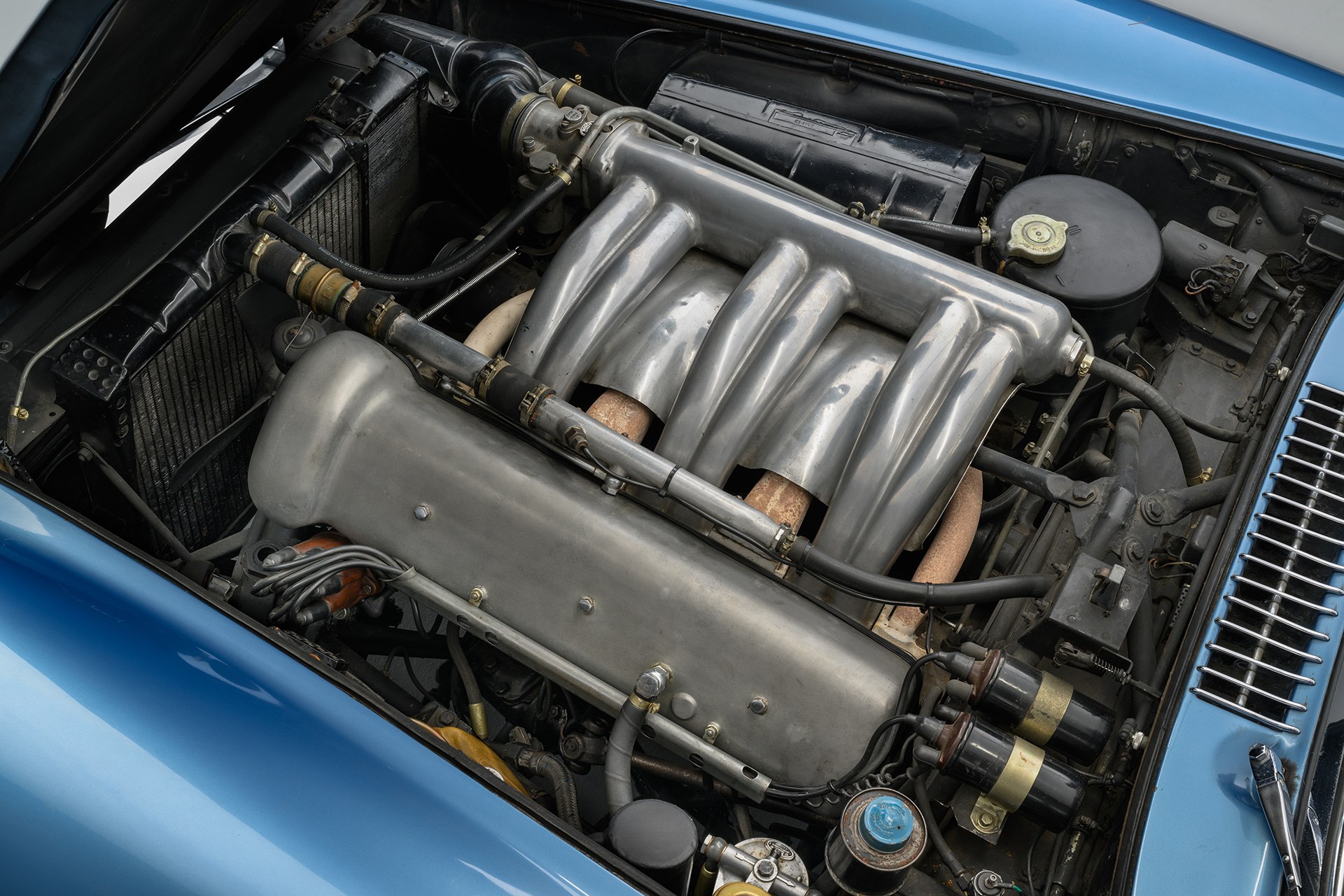 Engine of Fangio's 1958 Mercedes-Benz 300 SL Roadster offered by RM Sotheby's Private Sales