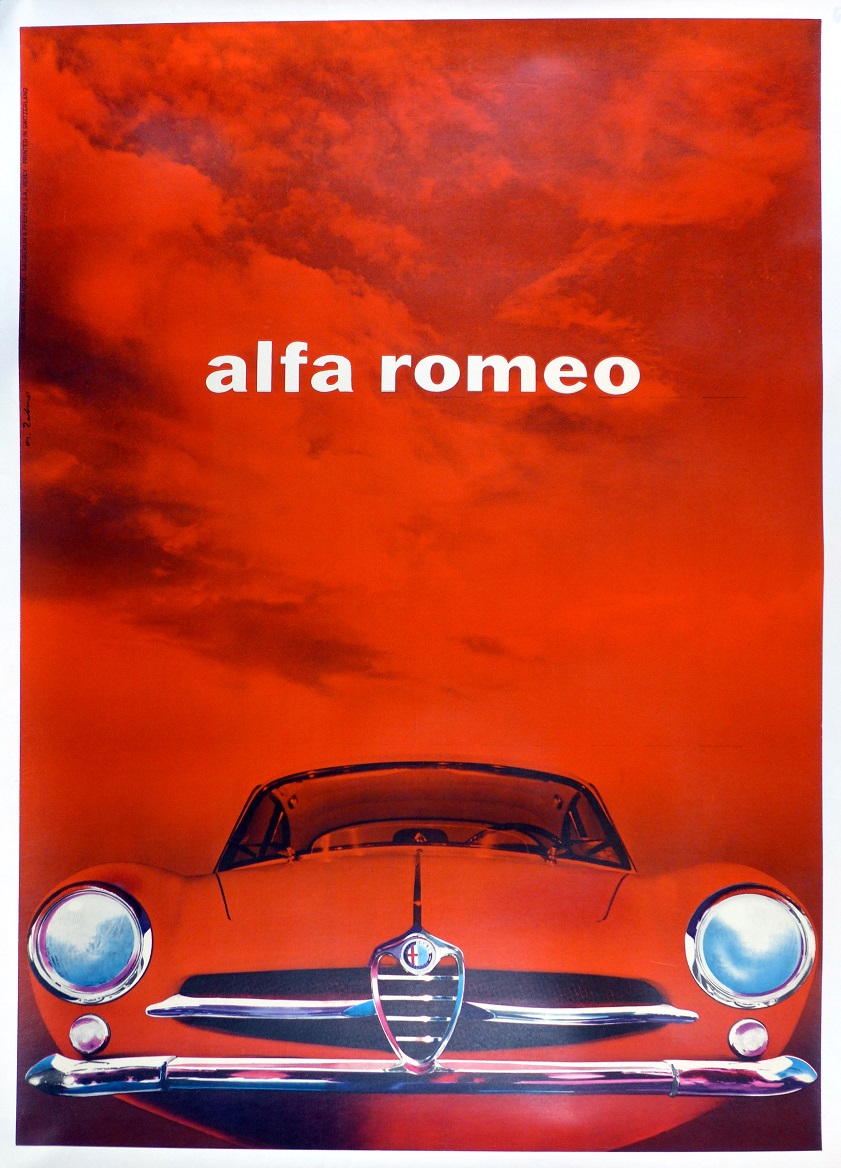 Tony’s Choice: Sprint Speciale Alfa Romeo Showroom Poster
