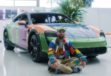 New Art Car: Sneaker Design Meets Electric Sports Car