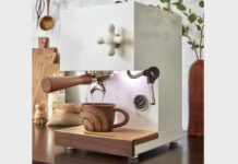 AnZa White Coffee Machine