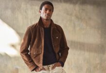 Italian Suede Zip Aviator By Todd Snyder