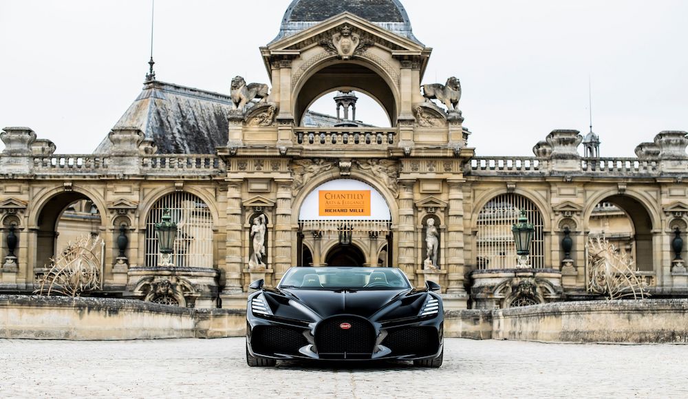 Bugatti W16 Mistral Makes Debut At Chantilly Arts & Elegance Richard Mille