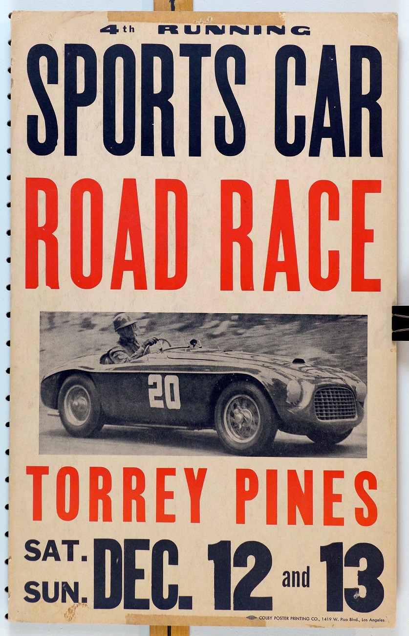 Tony’s Choice: Torrey Pines Road Race Window Card