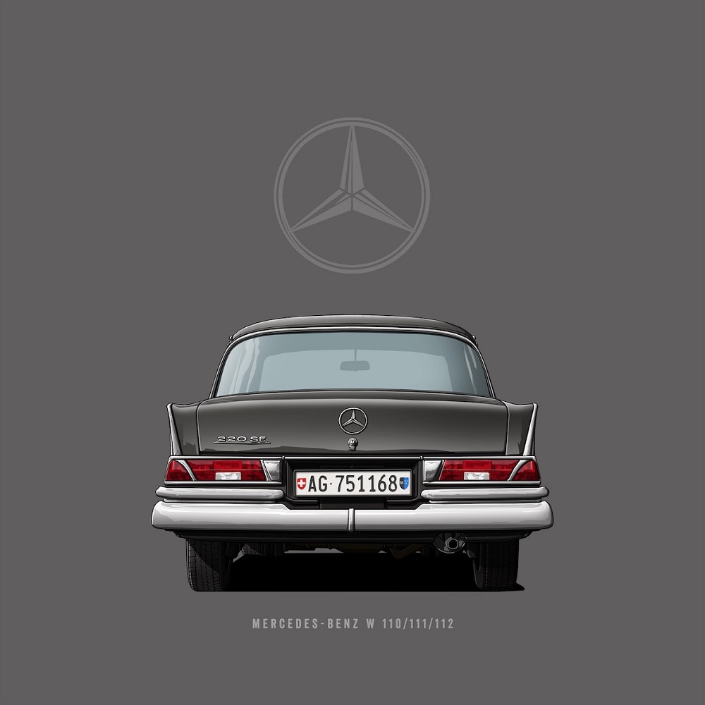 Mercedes Benz W110 111 112 Heckflosse