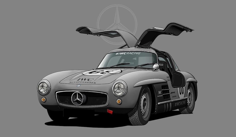 Mercedes-Benz 300 SL Coupé  W 198 By Helge Jepsen