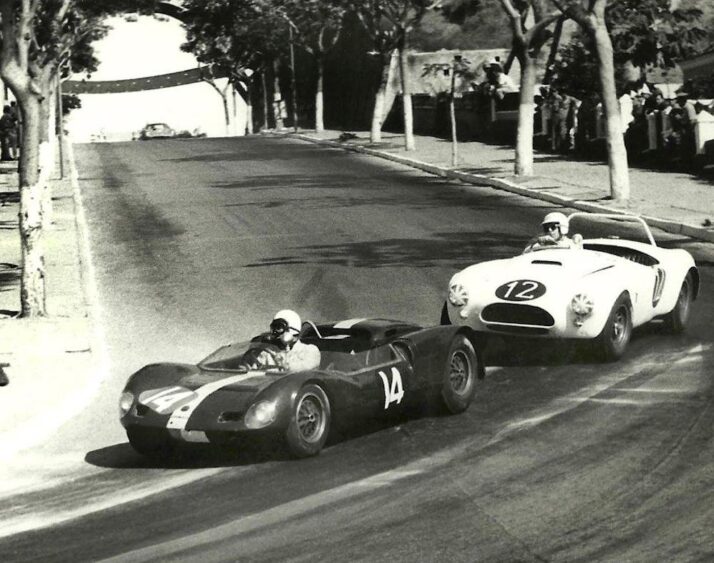 An AC Cobra At The Angola Grand Prix