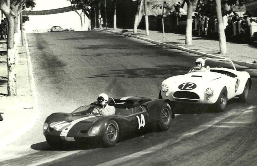 An AC Cobra At The Angola Grand Prix