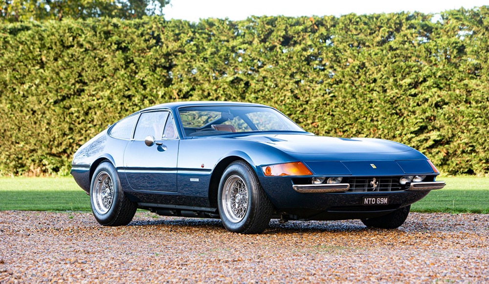 原画　FERRALI 365 GTB/４ DAYTONA 1969 Ferrari 365 GTB/4 Daytona Spider Print, Picture, - RARE