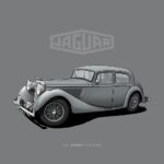 S.S. Jaguar 2 1/2 Litre By Helge Jepsen