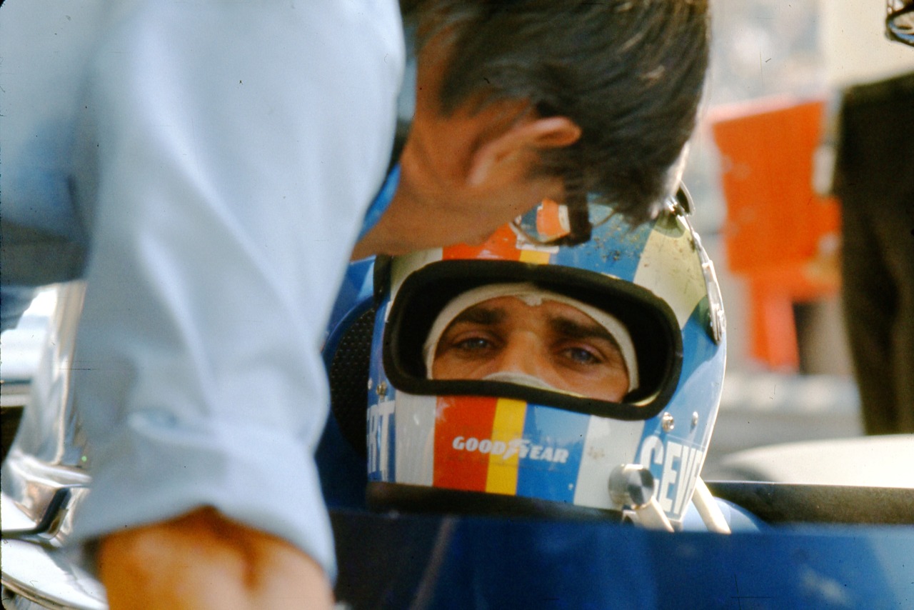 Francois Cevert in the Elf Tyrrell