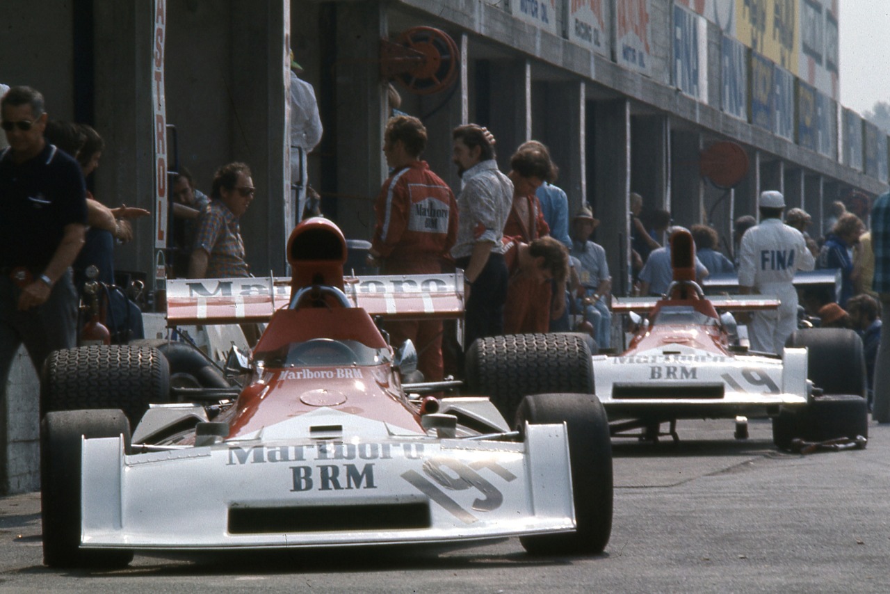 Marlboro BRM in the pits