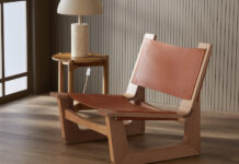 Leather Sling Chair By Parachute