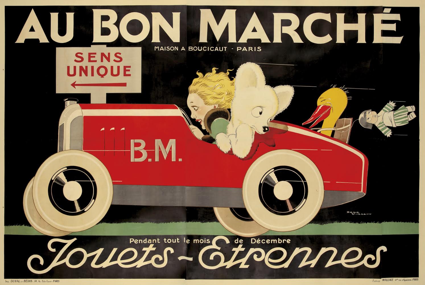 Tony’s Choice: Au Bon Marche Billboard Poster