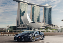 Bugatti W16 Mistral Dazzles In Singapore