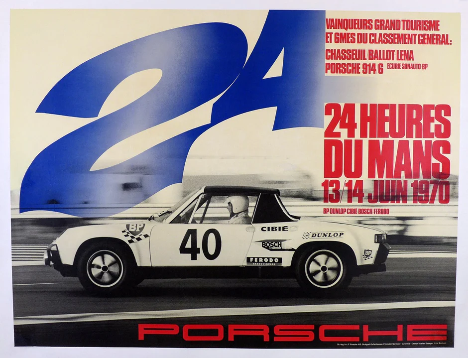 Tony’s Choice: 24 Hours Le Mans Porsche Factory Poster