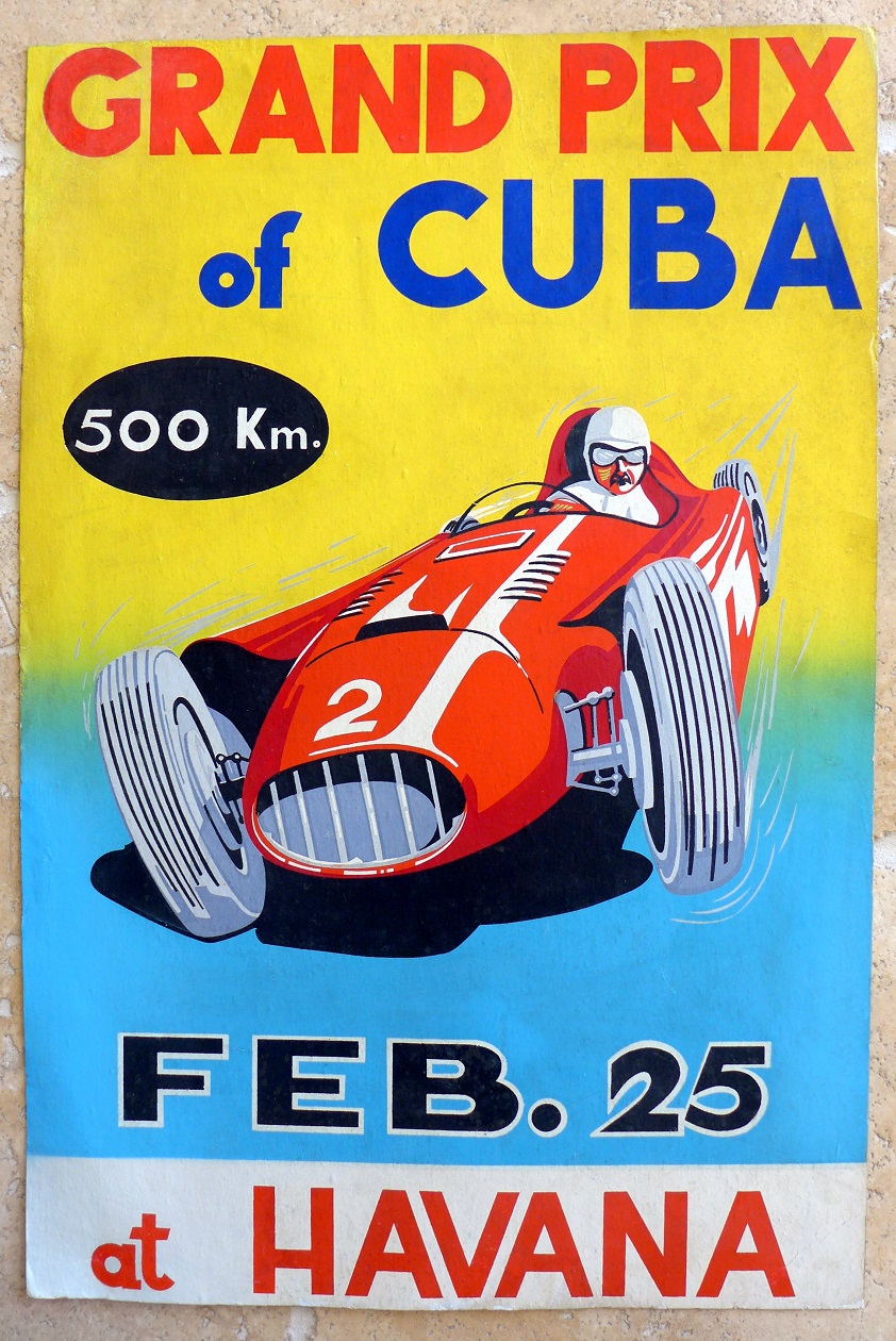 Tony’s Choice: 1958 Grand Prix Cuba Poster