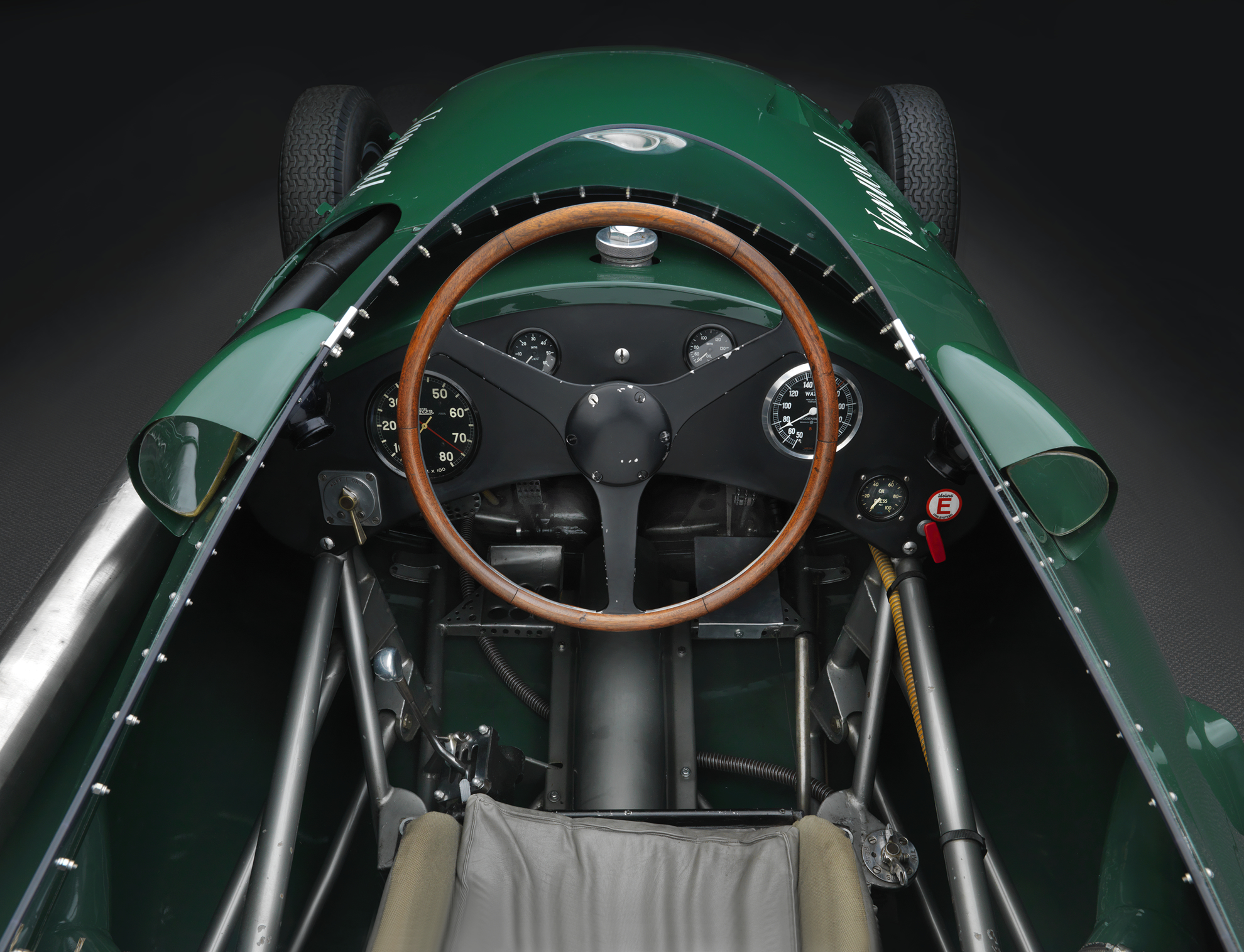 Vanwall Formula 1 1958 cockpit