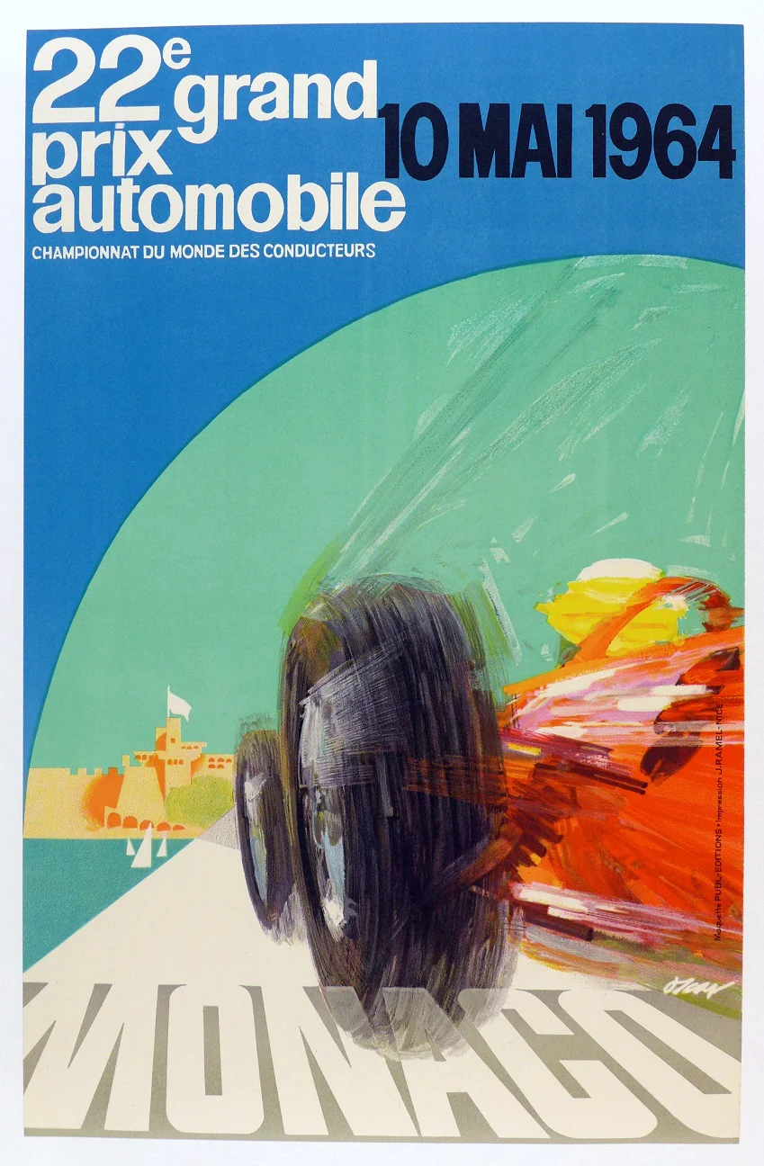 Tony’s Choice: 1964 Monaco Grand Prix Poster