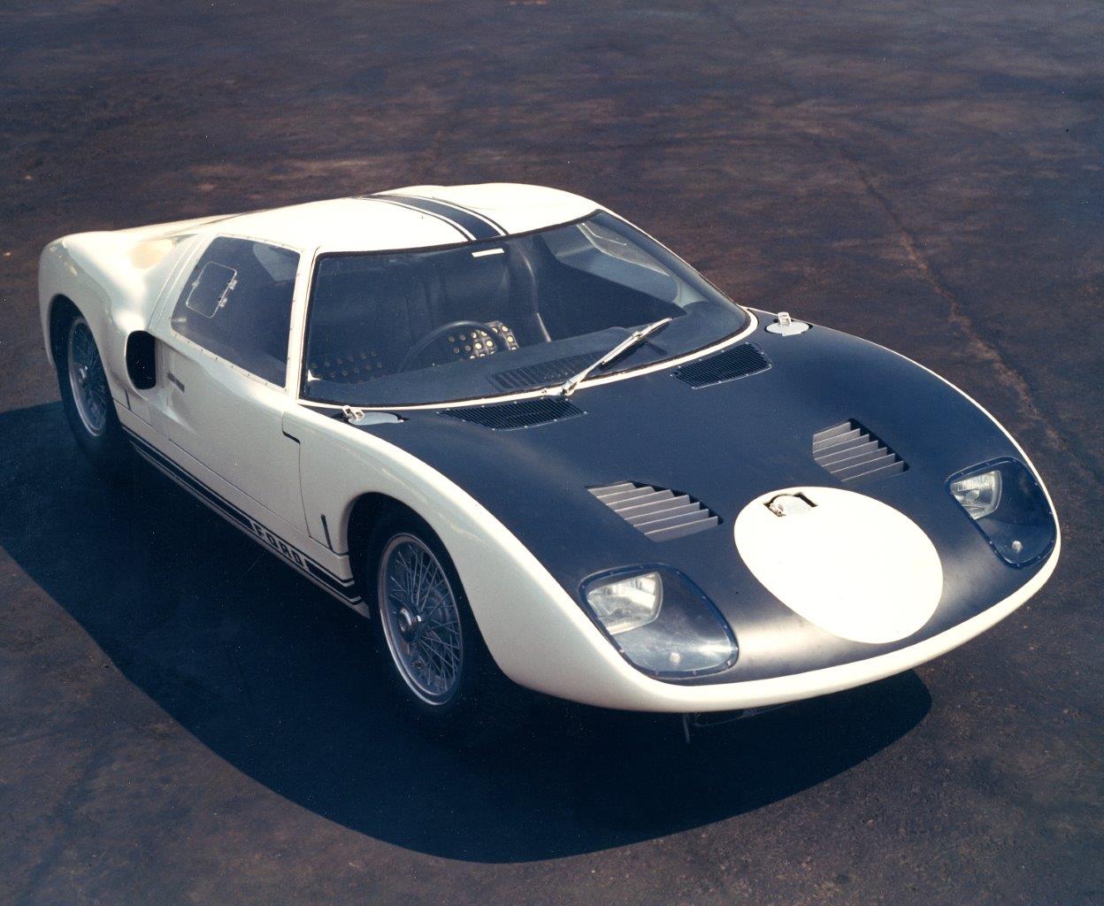 The new Ford GT as it was unveiled to the world’s press in 1964.
