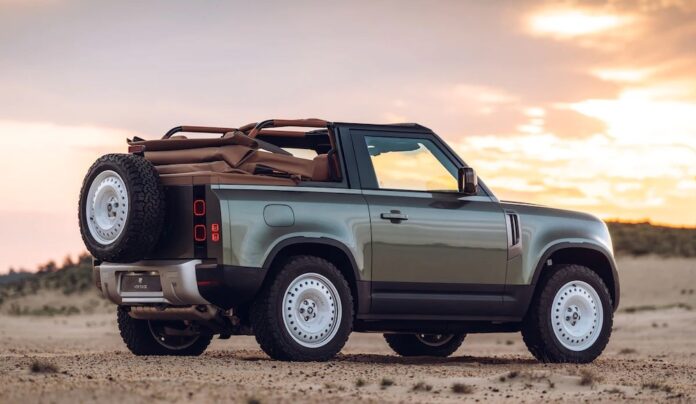 New 4x4 Defender Convertible By Heritage Customs - collectorscarworld