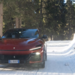 Snow Fun- Ferrari Purosangue On Icy Roads