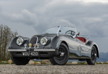 For Sale At Villa Erba: Clark Gables Jaguar XK 120 Roadster