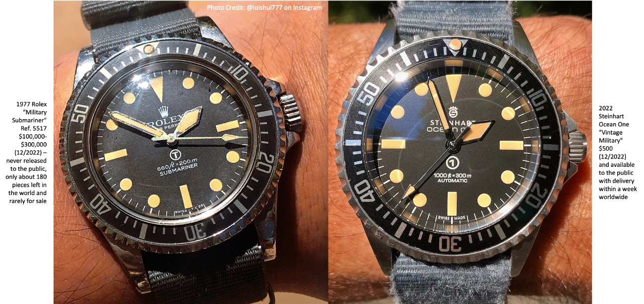 Steinhart hotsell submariner homage