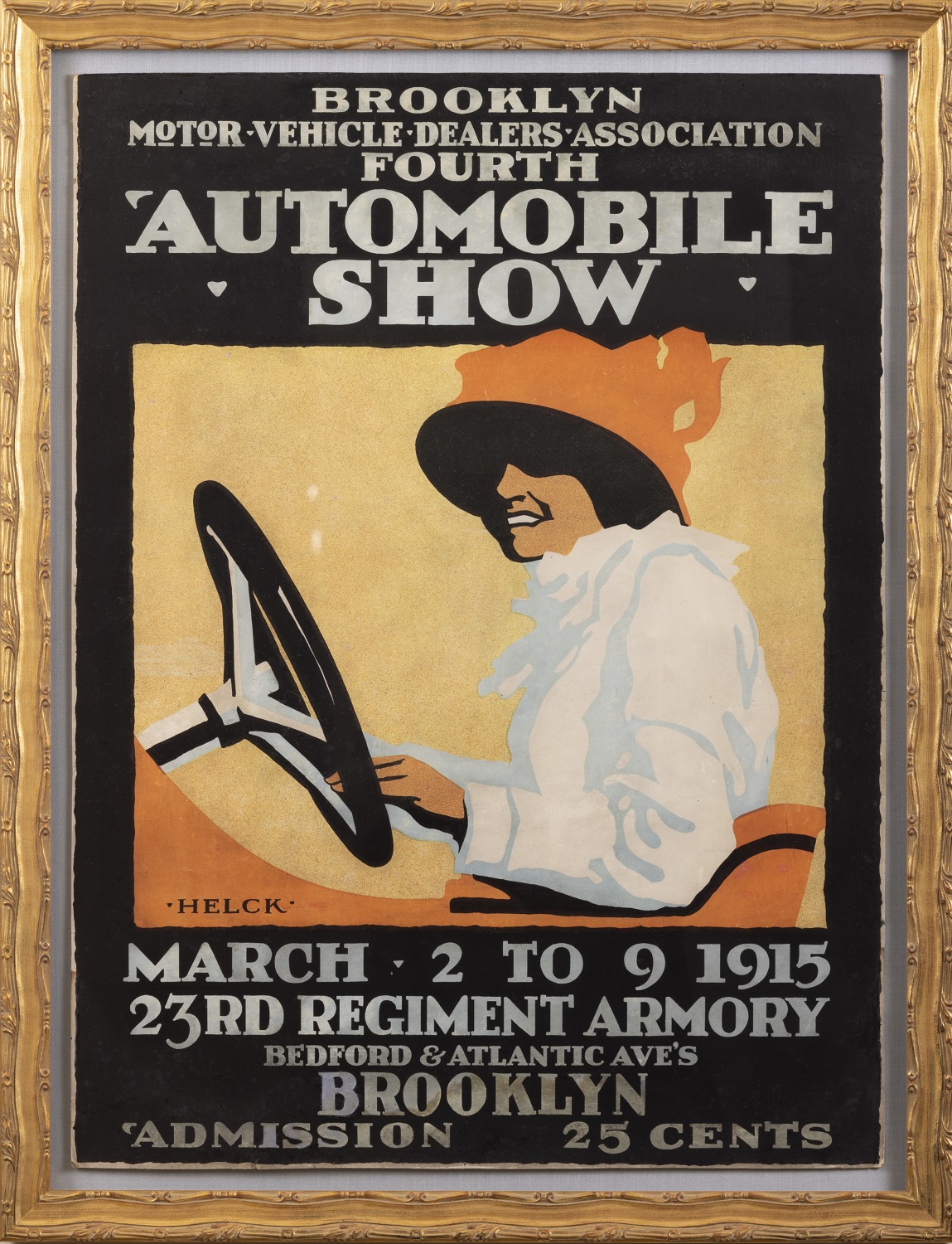1915 Brooklyn Auto Show Poster