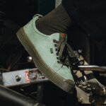 Deus Ex Machina Oil Green Suede Sneaker