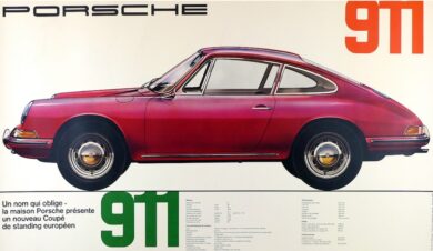 Tony’s Choice: Porsche 911 Intro Showroom Poster