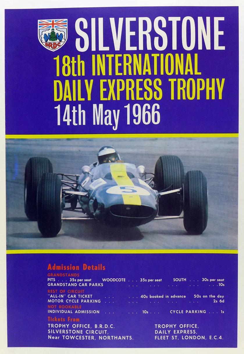 Tony’s Choice: 1966 Silverstone Poster