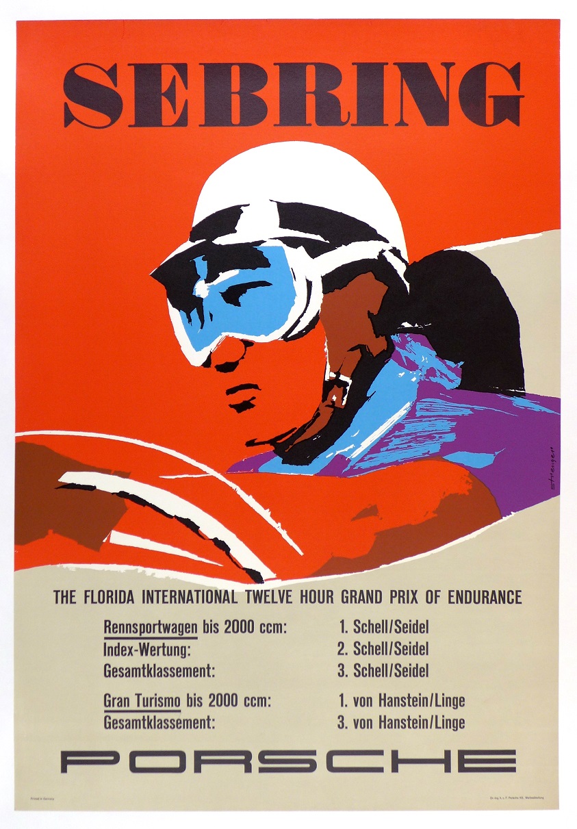 Tony’s Choice: Porsche Sebring 1958 Poster