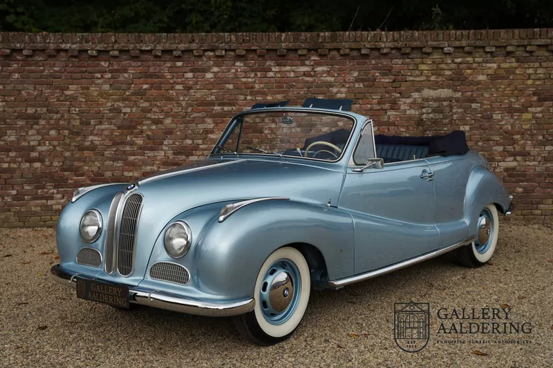 bmw 501 baur cabriolet 2 door 6 cylinder 1955