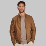 Planet Earth Moleskin Bomber Jacket